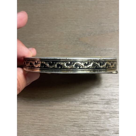 Vintage Compact Mirror Celluloid Foldable Japan - Picture 6 of 10